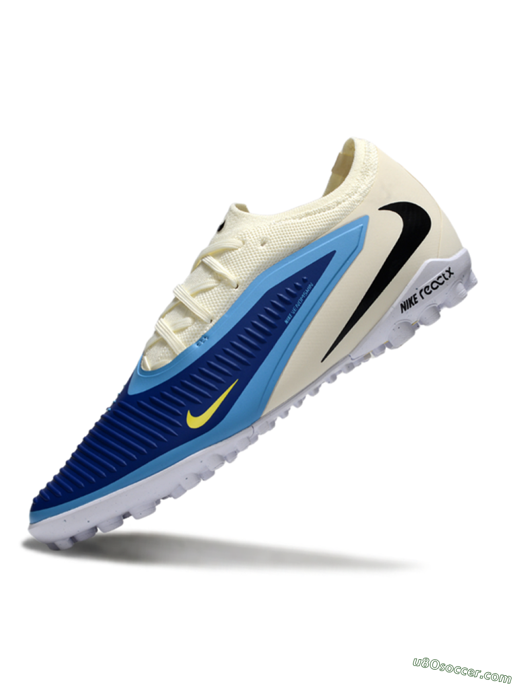 Nike Phantom 6 Low Elite TF Artificial Turf Soccer Shoes - Blue/White/Black 5