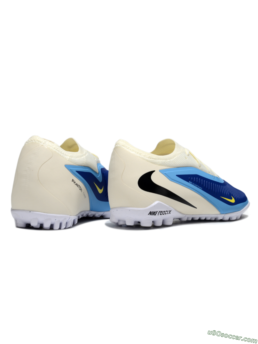 Nike Phantom 6 Low Elite TF Artificial Turf Soccer Shoes - Blue/White/Black 6