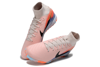 Nike Air Zoom Mercurial Superfly 10 Elite TF Artificial Turf Soccer Shoes - Pink/Red/Blue