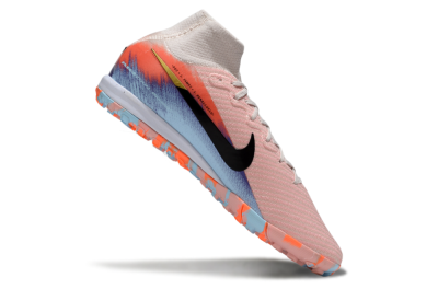 Nike Air Zoom Mercurial Superfly 10 Elite TF Artificial Turf Soccer Shoes - Pink/Red/Blue
