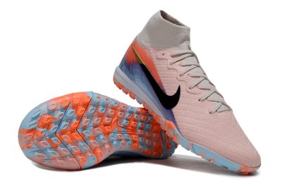 Nike Air Zoom Mercurial Superfly 10 Elite TF Artificial Turf Soccer Shoes - Pink/Red/Blue