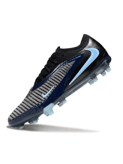 Nike Phantom 6 Low Elite AG Artificial Grass Soccer Cleats - Grey/Black/Jade