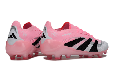 Adidas Predator 25 Elite FG Firm Ground Soccer Cleats - Pink/White/Black