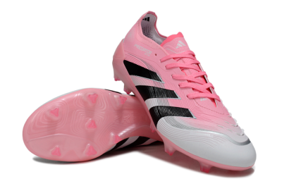 Adidas Predator 25 Elite FG Firm Ground Soccer Cleats - Pink/White/Black