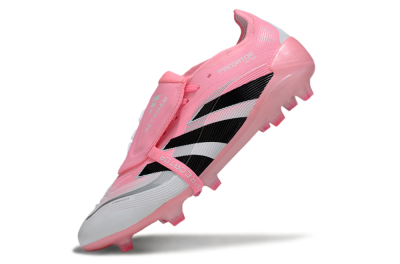 Adidas Predator 25 Foldover Tongue FG Firm Ground Soccer Cleats - Pink/White/Black