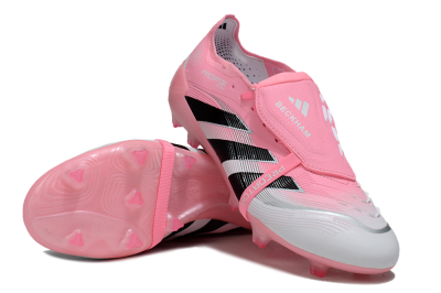 Adidas Predator 25 Foldover Tongue FG Firm Ground Soccer Cleats - Pink/White/Black
