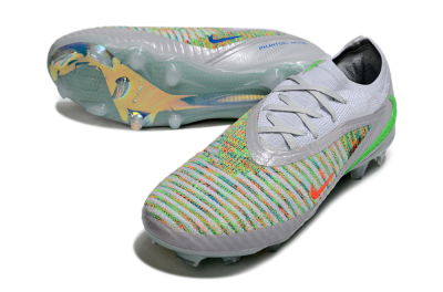 Nike Phantom 6 Low Elite FG Firm Ground Soccer Cleats - White/Red/Yellow