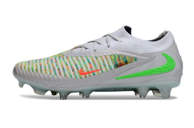 Nike Phantom 6 Low Elite FG Firm Ground Soccer Cleats - White/Red/Yellow