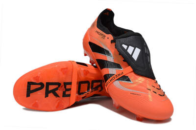 Adidas Predator 25 Foldover Tongue FG Firm Ground Soccer Cleats - Red/Black/White