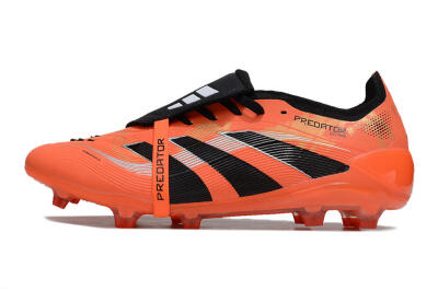 Adidas Predator 25 Foldover Tongue FG Firm Ground Soccer Cleats - Red/Black/White