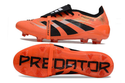 Adidas Predator 25 Foldover Tongue FG Firm Ground Soccer Cleats - Red/Black/White