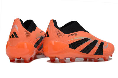 Adidas Predator 25 Elite Laceless FG Firm Ground Soccer Cleats - Red/Black/White
