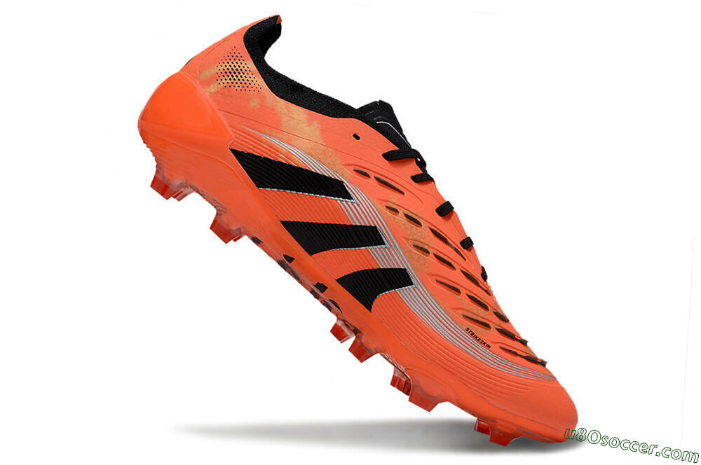 Adidas Predator 25 Elite FG Firm Ground Soccer Cleats - Red/Black/White 4