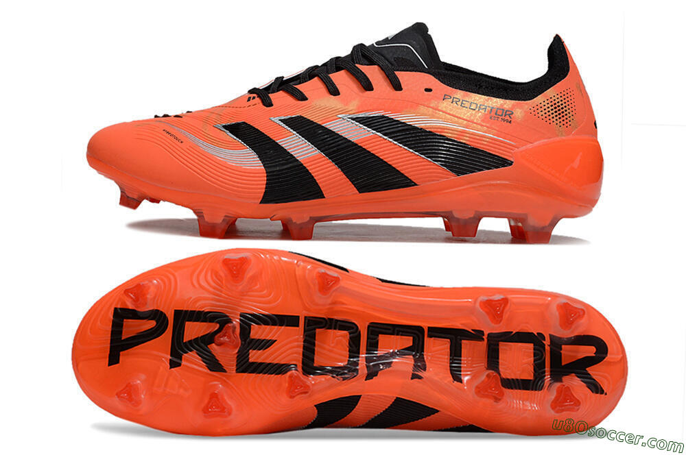 Adidas Predator 25 Elite FG Firm Ground Soccer Cleats - Red/Black/White 0