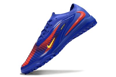 Nike Phantom 6 Low Elite TF Artificial Turf Soccer Shoes - Blue/Red/Yellow