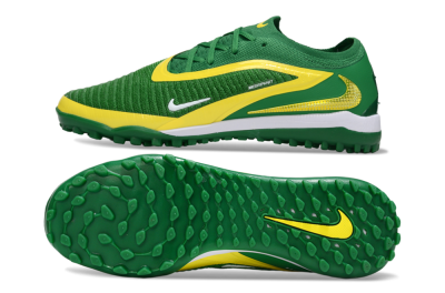 Nike Phantom 6 Low Elite TF Artificial Turf Soccer Shoes - Green/Yellow/White