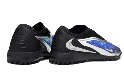 Nike Phantom 6 Low Elite TF Artificial Turf Soccer Shoes - Blue/Silver/Black