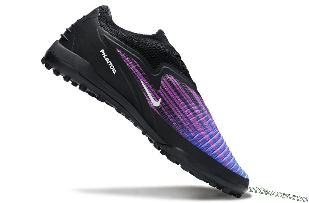 Nike Phantom 6 Low Elite TF Artificial Turf Soccer Shoes - Blue/Purple/Black 4