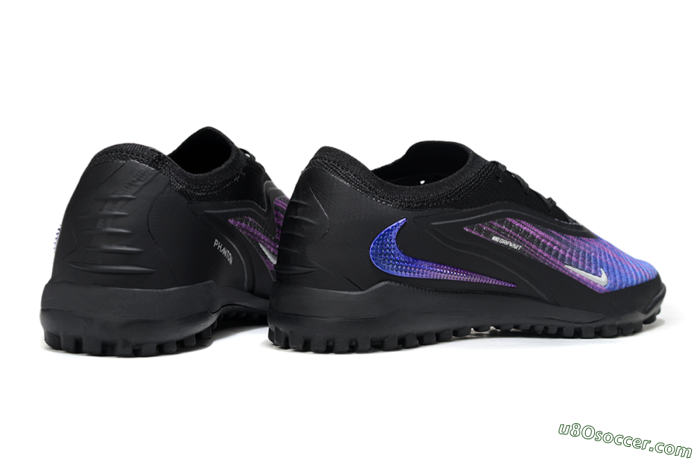 Nike Phantom 6 Low Elite TF Artificial Turf Soccer Shoes - Blue/Purple/Black 6