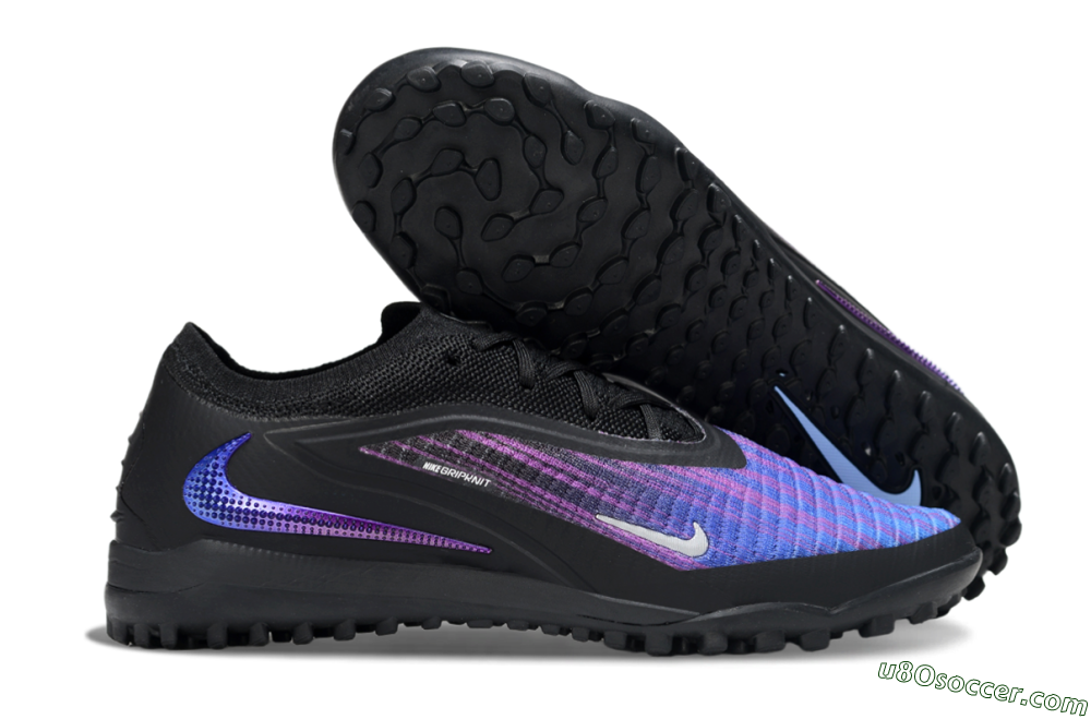 Nike Phantom 6 Low Elite TF Artificial Turf Soccer Shoes - Blue/Purple/Black 1