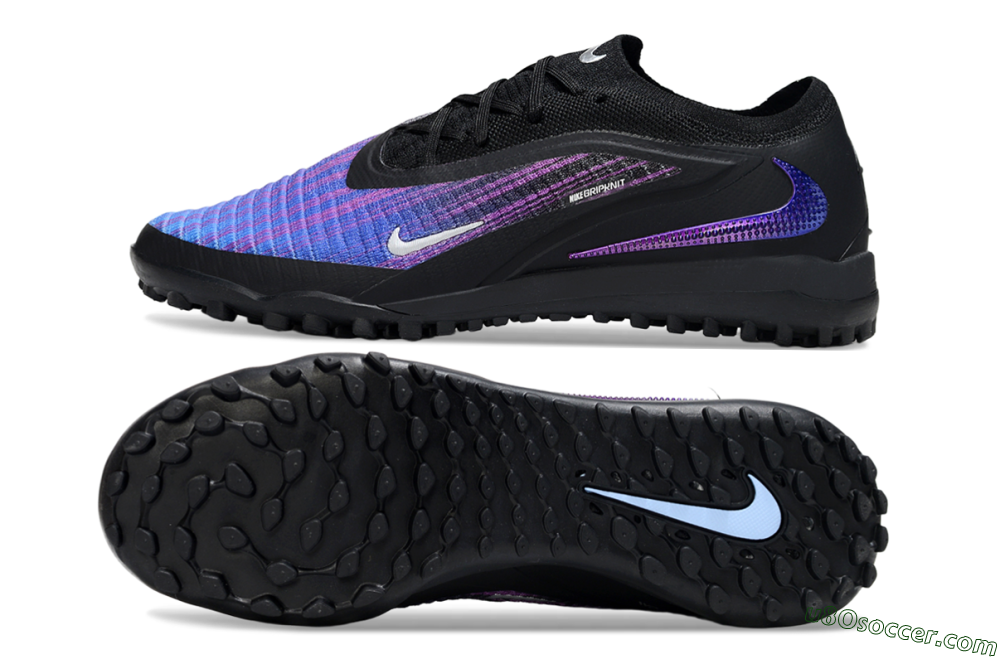 Nike Phantom 6 Low Elite TF Artificial Turf Soccer Shoes - Blue/Purple/Black 0