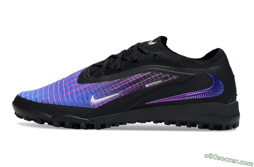 Nike Phantom 6 Low Elite TF Artificial Turf Soccer Shoes - Blue/Purple/Black 2