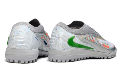 Nike Phantom 6 Low Elite TF Artificial Turf Soccer Shoes - Grey/Silver/Yellow