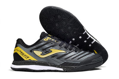 Joma Top Flex IC Indoor & Futsal Soccer Shoes - Black/Gold/White