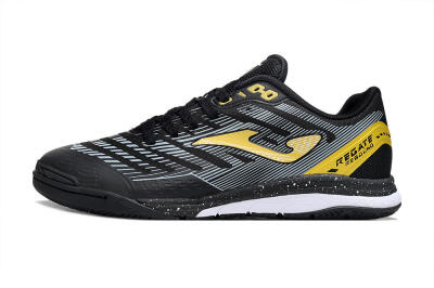 Joma Top Flex IC Indoor & Futsal Soccer Shoes - Black/Gold/White