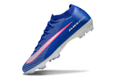 Nike Air Zoom Mercurial Vapor 16 Elite FG Firm Ground Soccer Cleats - Blue/Pink/Silver