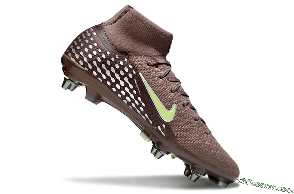 Nike Air Zoom Mercurial Superfly 10 Elite SG Soft Ground Soccer Cleats - Brown/Yellow/White 4