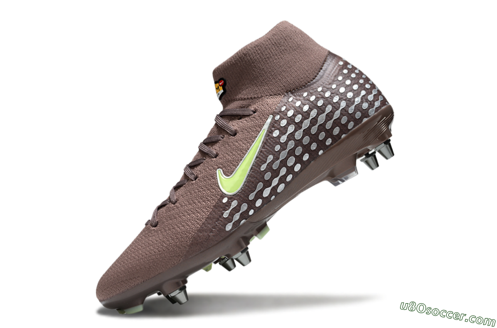 Nike Air Zoom Mercurial Superfly 10 Elite SG Soft Ground Soccer Cleats - Brown/Yellow/White 5