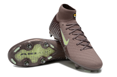 Nike Air Zoom Mercurial Superfly 10 Elite SG Soft Ground Soccer Cleats - Brown/Yellow/White