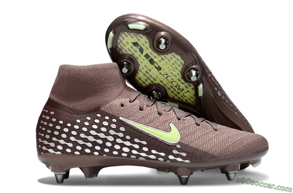 Nike Air Zoom Mercurial Superfly 10 Elite SG Soft Ground Soccer Cleats - Brown/Yellow/White 1