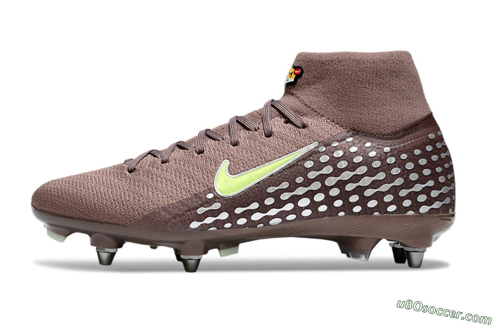 Nike Air Zoom Mercurial Superfly 10 Elite SG Soft Ground Soccer Cleats - Brown/Yellow/White 2