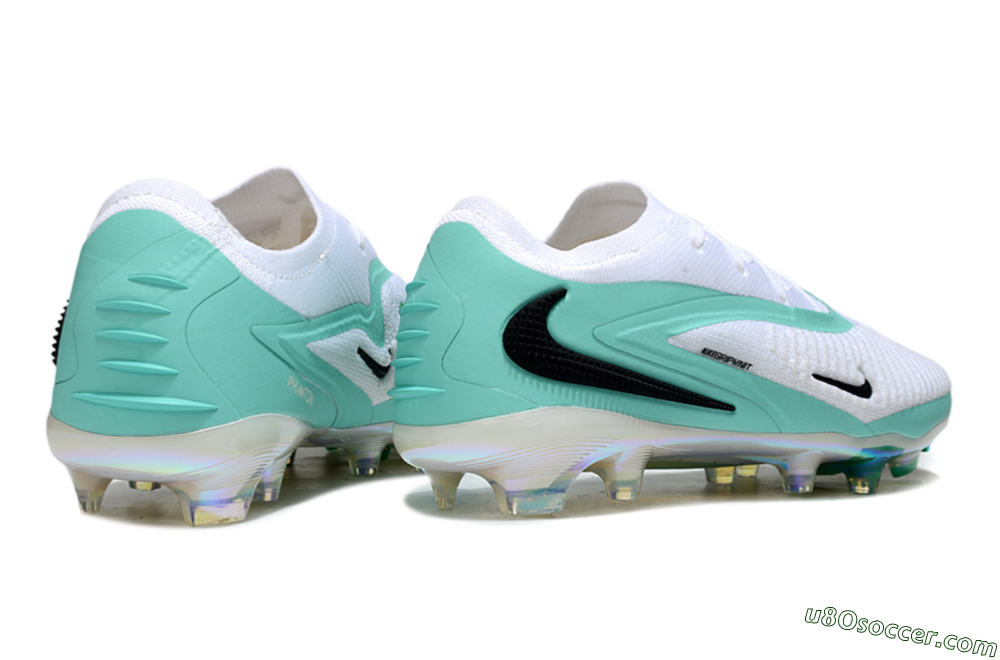Nike Phantom 6 Low Elite FG Firm Ground Soccer Cleats - White/Jade/Black 6