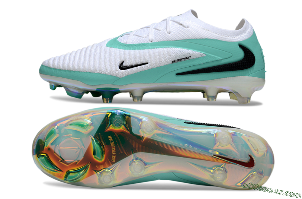 Nike Phantom 6 Low Elite FG Firm Ground Soccer Cleats - White/Jade/Black 0