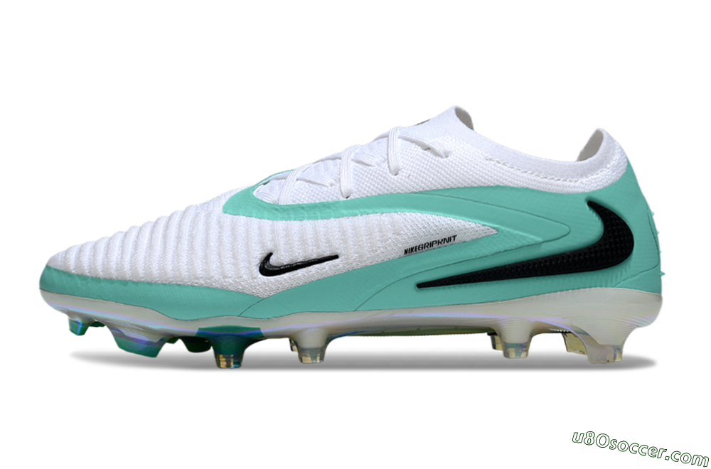 Nike Phantom 6 Low Elite FG Firm Ground Soccer Cleats - White/Jade/Black 2
