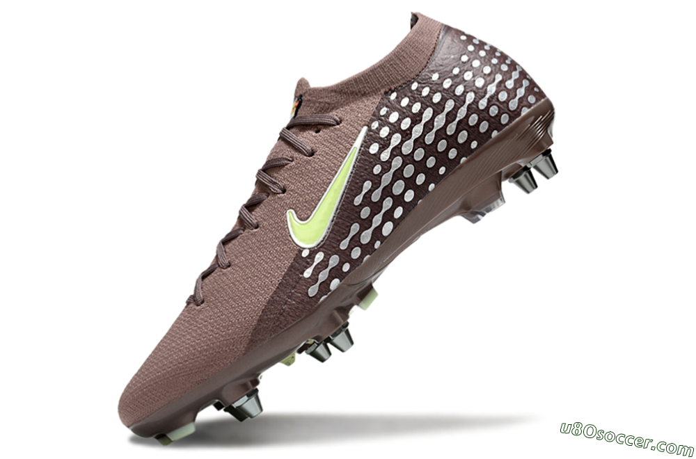 Nike Air Zoom Mercurial Vapor 16 Elite SG Soft Ground Soccer Cleats - Brown/Yellow/White 5