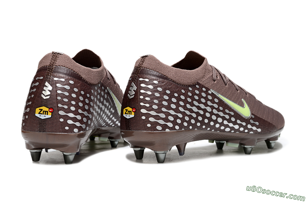 Nike Air Zoom Mercurial Vapor 16 Elite SG Soft Ground Soccer Cleats - Brown/Yellow/White 6