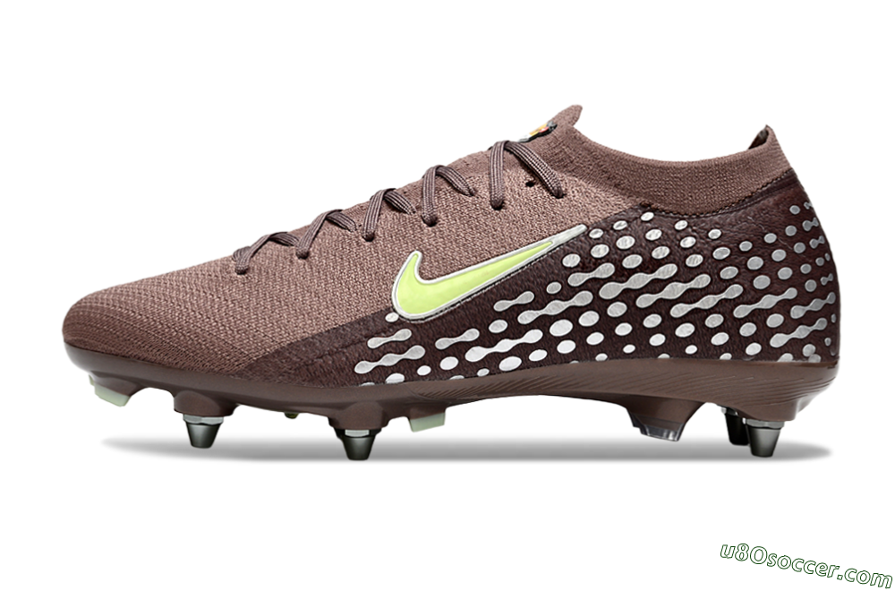 Nike Air Zoom Mercurial Vapor 16 Elite SG Soft Ground Soccer Cleats - Brown/Yellow/White 2