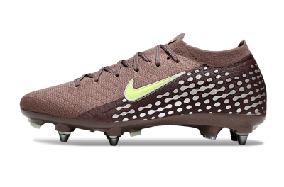 Nike Air Zoom Mercurial Vapor 16 Elite SG Soft Ground Soccer Cleats - Brown/Yellow/White