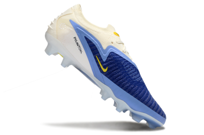 Nike Phantom 6 Low Elite FG Firm Ground Soccer Cleats - Blue/White/Black