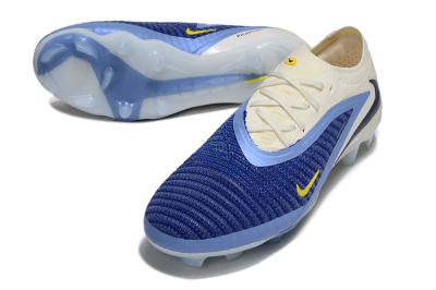 Nike Phantom 6 Low Elite FG Firm Ground Soccer Cleats - Blue/White/Black
