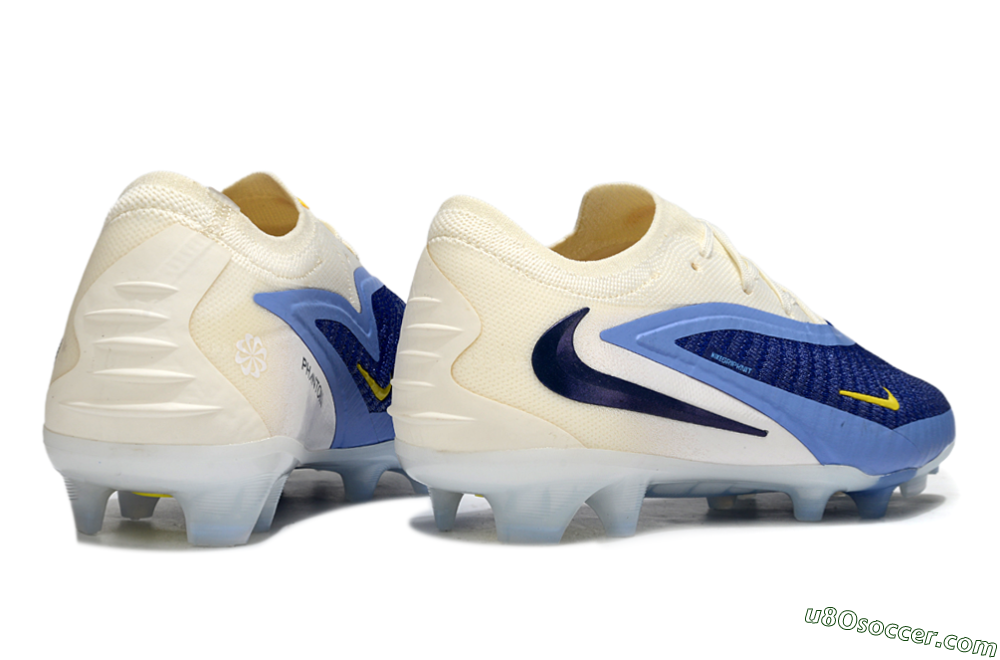 Nike Phantom 6 Low Elite FG Firm Ground Soccer Cleats - Blue/White/Black 6