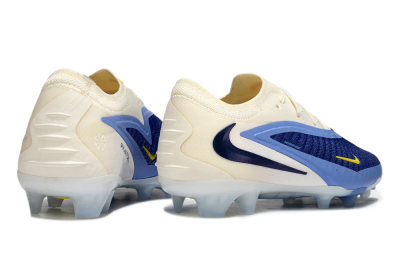 Nike Phantom 6 Low Elite FG Firm Ground Soccer Cleats - Blue/White/Black