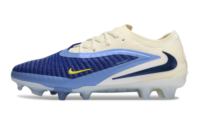 Nike Phantom 6 Low Elite FG Firm Ground Soccer Cleats - Blue/White/Black