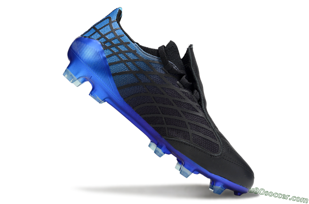 Adidas F50 Spider Remake FG Firm Ground Soccer Cleats - Black/Blue 4