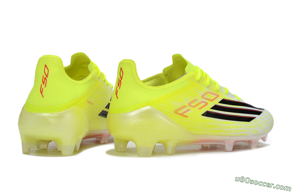 Adidas F50 Elite FG Firm Ground Soccer Cleats - Yellow/Black/Red 6