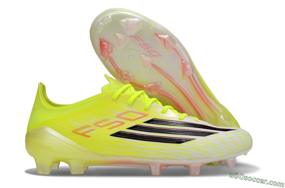 Adidas F50 Elite FG Firm Ground Soccer Cleats - Yellow/Black/Red 1